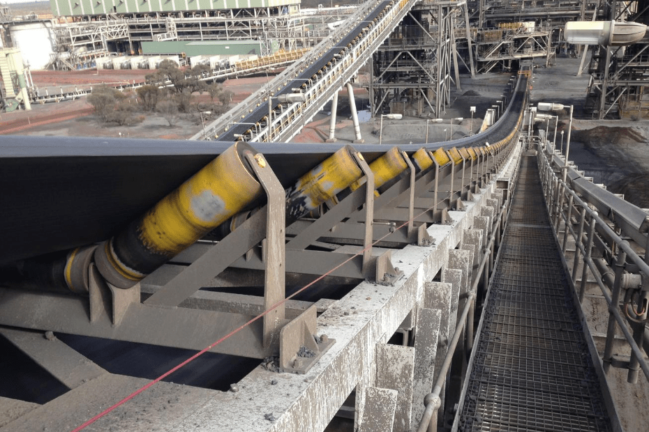 DYNA Engineering Conveyor Idler Rollers On-site